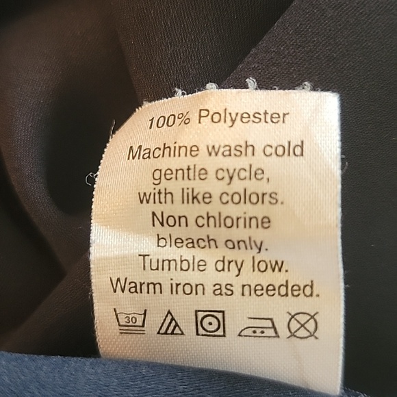 J.CREW Navy Blue Crewneck Half Button Long Sleeve Professional Casual Blouse L - Picture 7 of 7